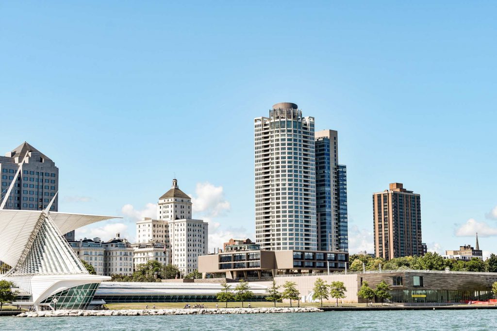 Image of Milwaukee Skyline illustrating people served who need family court assistance